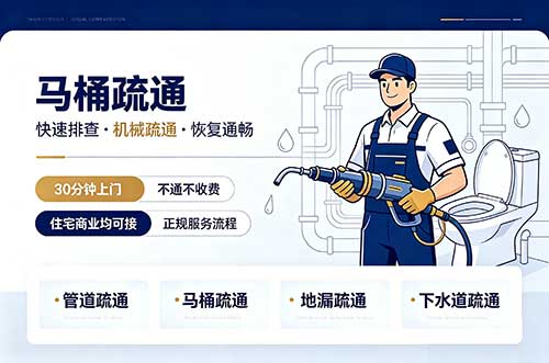 绵竹马桶疏通