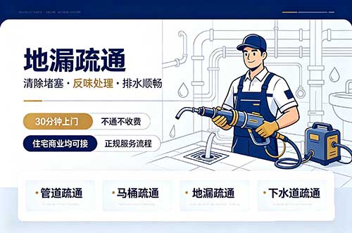 绵竹地漏疏通