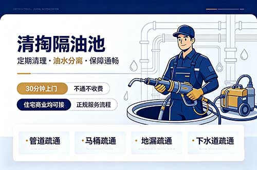 绵竹清掏隔油池